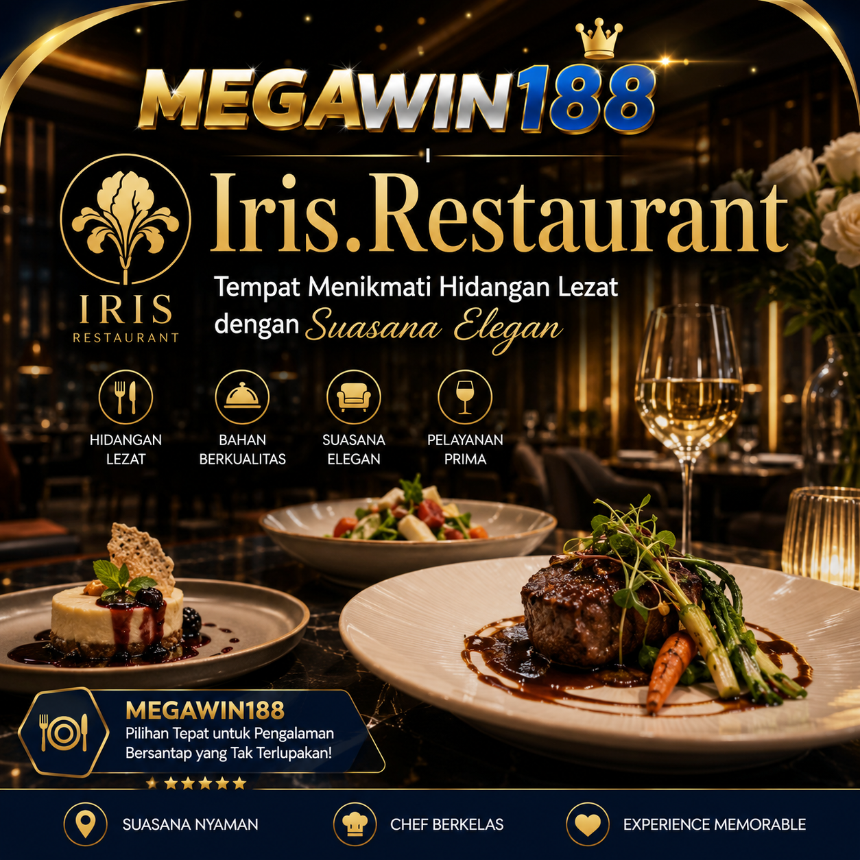Suasana Elegan Iris Restaurant